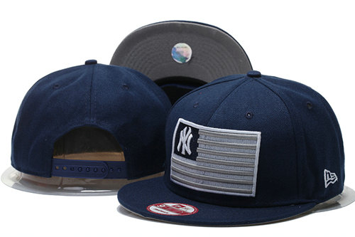 New York Yankees Snapback Navy Hat GS 0620